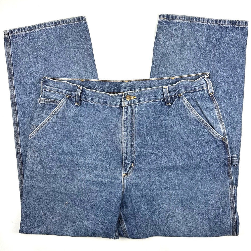 Carhartt B13-DPS Mens Loose Original Fit Carpenter Jeans Blue Denim 38x31.5